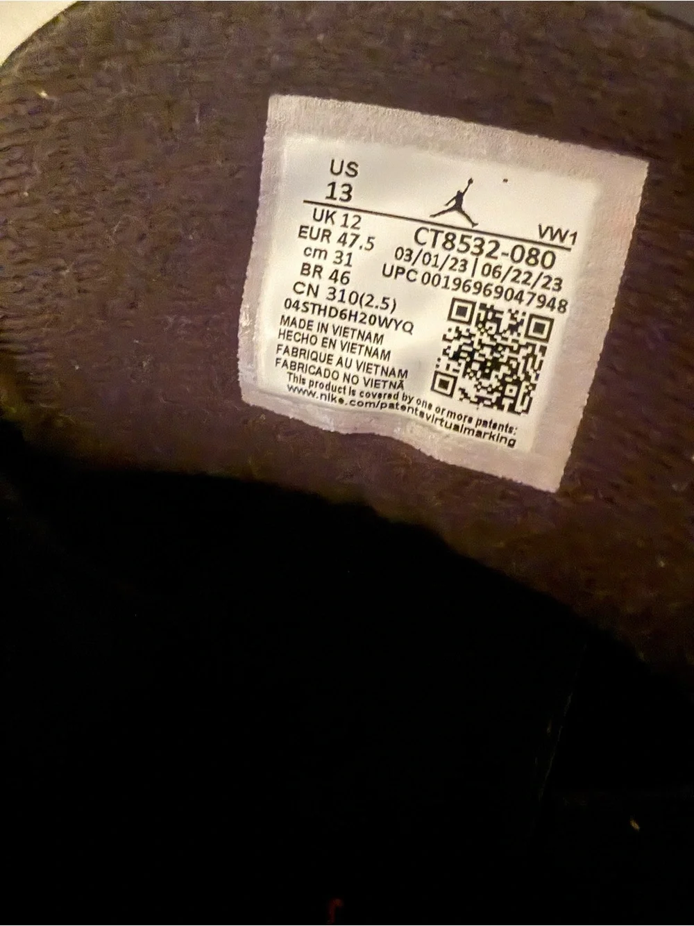 Jordan 3’s “Fear”